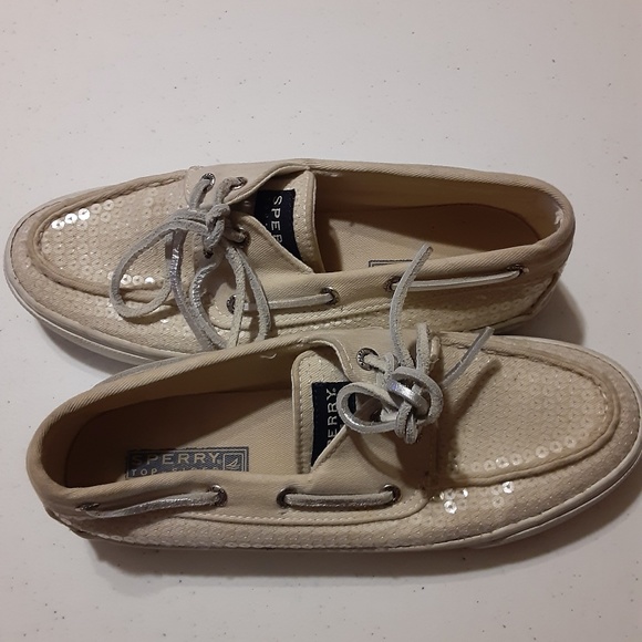 Sperry Top-Sider Sequins/Canvas Boat Shoe - Picture 1 of 8
